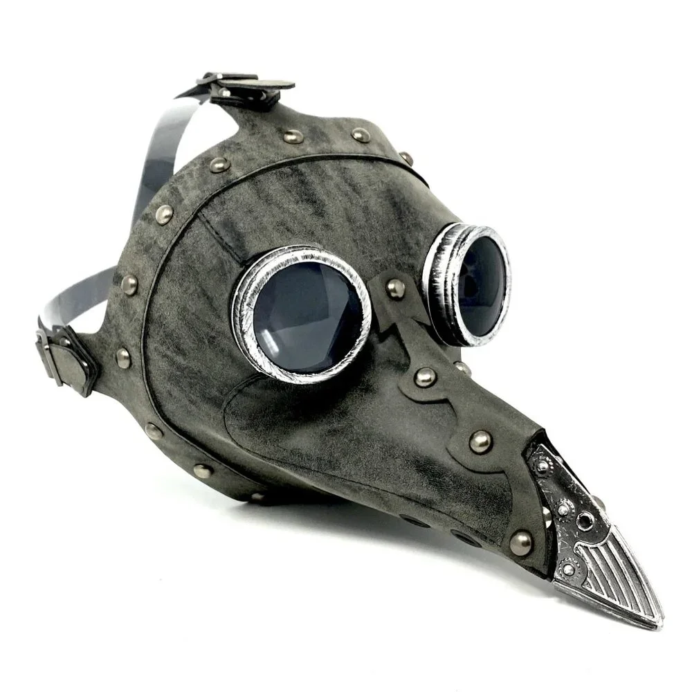 Steampunk Plague Doctor Mask, Long Nose Halloween Masquerade Party Masks